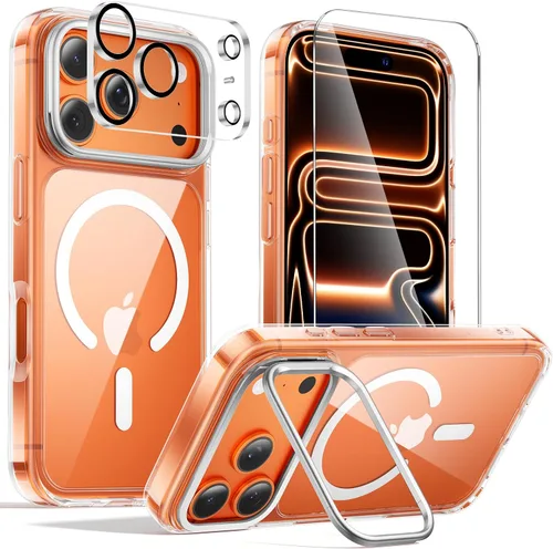 Vista 31 de Tigowos Funda magnética para iPhone 15, resistente a las caídas, sensación de piel mate, a prueba de golpes, ajuste delgado para iPhone 15, negro