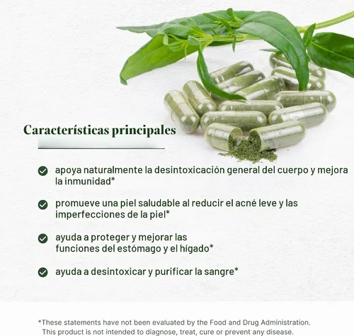 Vista 3 de AKSHAR Ayurveda - Cápsulas de neem con extracto de neem y polvo de hoja de neem, suplemento de neem a base de hierbas para apoyar la salud