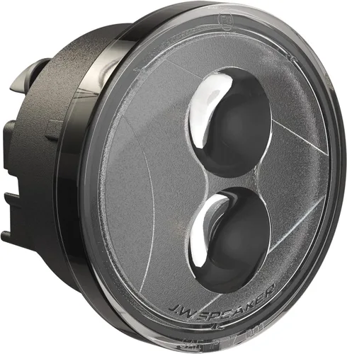 Vista 2 de J.W. Speaker 0346493 Modelo 239 J2 12V DOT/ECE LED Señales de giro redondo con lente transparente - Kit de 2 luces