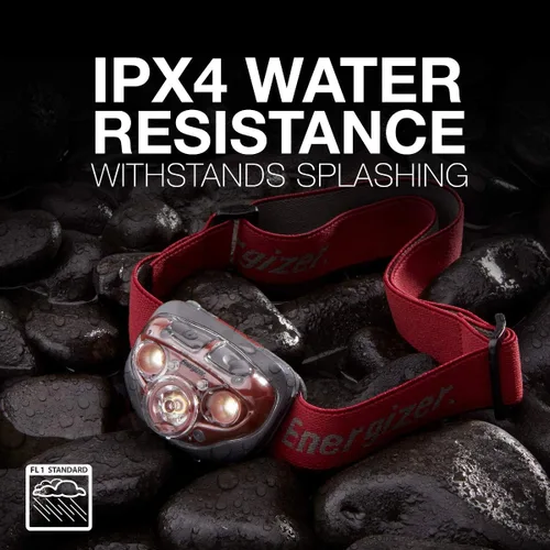 Vista 2 de ENERGIZER Linterna frontal LED PRO, resistente al agua IPX4 para campamento, al aire libre, corte de energía de emergencia (pilas incluidas)