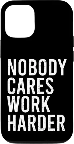 Vista 27 de Funda de regalo para iPhone 13 Nobody Care Work Hard Actitude Grit Hustle Success