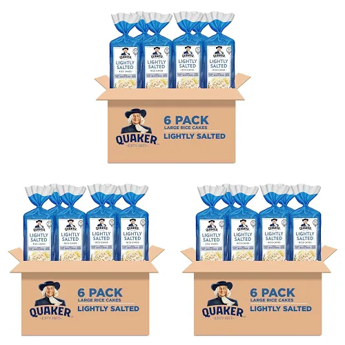 Vista 7 de Quaker crujientes de arroz, paquete con 6 variedades de sabores