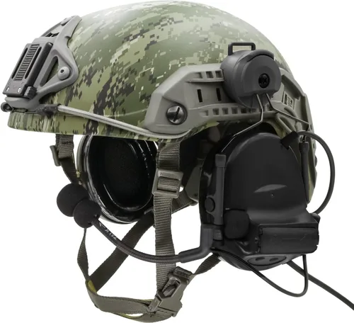Vista 2 de COMTA 2 auriculares tácticos con U94 PTT 2pines, para airsoft, caza, al aire libre, auriculares con cancelación de ruido