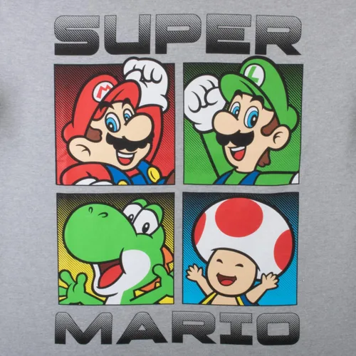 Vista 6 de Nintendo Super Mario Boys T-Shirts 3-Pack, Super Mario Bros Characters 3-Pack of Tees for Boys Bundle Set