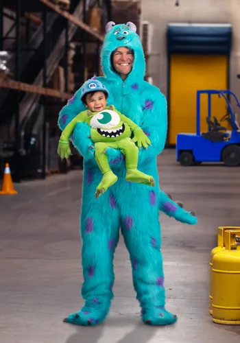 Vista 2 de Disfraz de burbuja Mike Wazowski para bebé Disney Multicolor