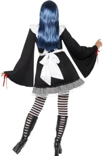 Vista 3 de Disfraz de Alicia gótica para mujer (Halloween)