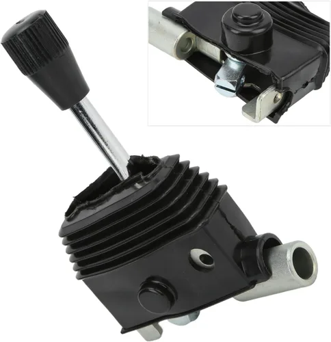 Vista 7 de Acouto Palanca de cambios para ATV, palanca de cambios de mano para motocicleta con polaina de goma, aleación de acero para Quad Dirt Bike ATV Go
