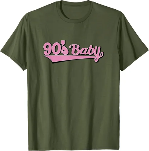 Vista 5 de 90s Baby Nostalgia Camiseta retro rosa con diseño estético, Blanco