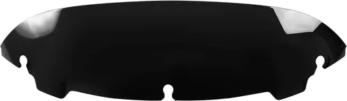 Vista 3 de Parabrisas ondulado negro de 4.5 pulgadas compatible con Harley Davidson Touring Street Glide/Electra Glide/Ultra Limited/Tri Glide FLHT FLHX FLHXS