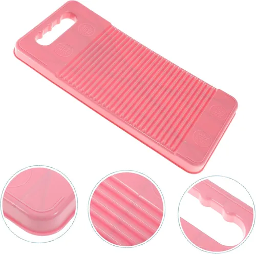 Vista 2 de Cabilock Tabla de lavandería Lavado de manos Herramientas de ropa antideslizante Washboard para uso doméstico Estilo aleatorio