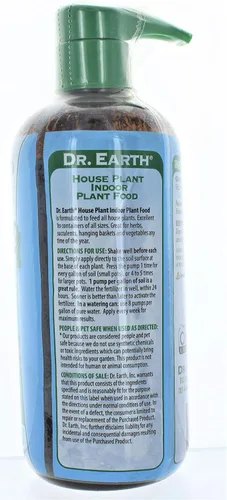 Vista 2 de Dr. Earth Organic & Natural Pump & Grow House - Alimento líquido para plantas, 16 onzas, azul
