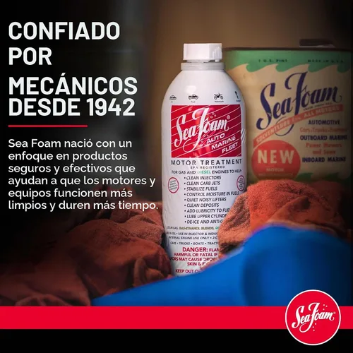 Vista 6 de Sea Foam Aditivo de combustible y aceite para tratamiento de motores, SF16, 16 onzas, paquete de 6
