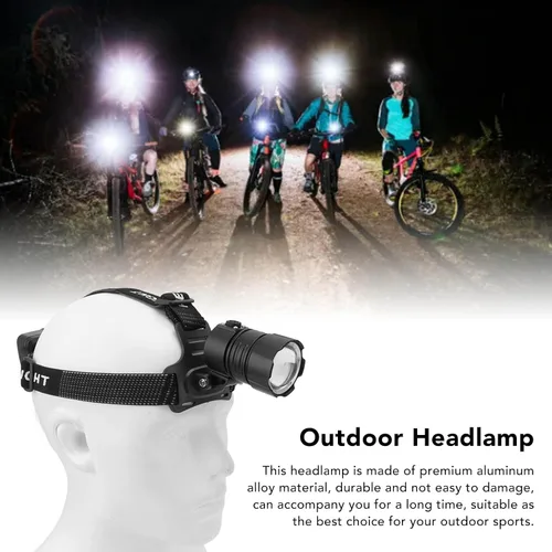 Vista 7 de Faro recargable LED ajustable 90000 LM Zoom para acampar al aire libre
