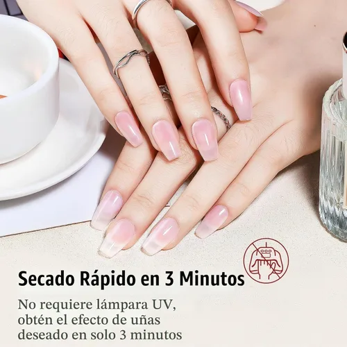 Vista 6 de Base Top Coat Nail Polish Quick Dry Clear Top Coat Nail Polish