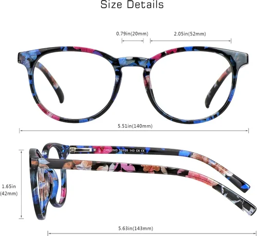 Vista 3 de VisionGlobal 3 pares de lentes de lectura/gafas de sol plegables con lente de bloqueo de luz azul, gafas plegables compactas para mujer, Chilling 2