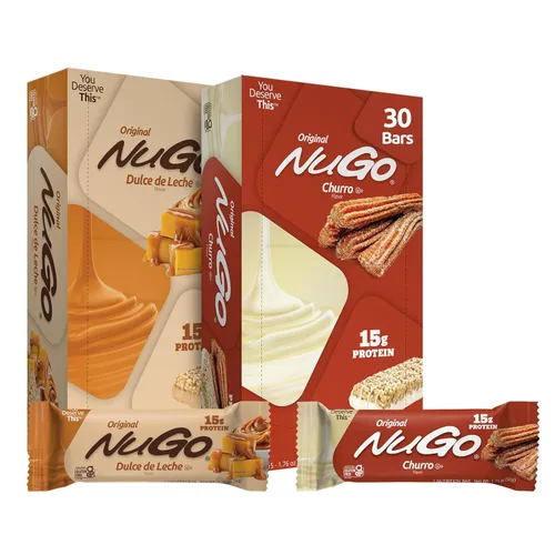 Vista 16 de NuGo Barra de proteínas, café, 0.39 oz de proteína, sin gluten, 15