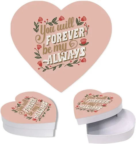 Vista 12 de Andaz Press Caja en forma de corazón para el día de San Valentín con tapa, divertida caja reutilizable en forma de corazón para tocino, caja de Bacon