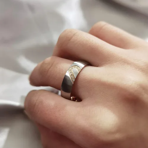 Vista 6 de Anillos de corazón para él y ella a juego para parejas, parejas, parejas, parejas, juego de anillos de amor para mujeres, hombres, mujeres, hombres