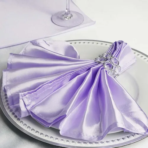 Vista 26 de Efavormart - Servilletas de lino de satén de terracota de 20 x 20 pulgadas para decoración de bodas, cumpleaños, restaurantes, fiestas, 25