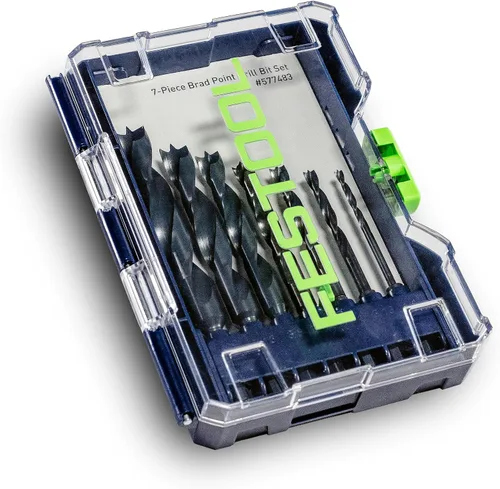 Vista 2 de Festool 577483 CENTROTEC - Juego de brocas de punta brad (7 piezas, BKS D 1/8"-1/2") CE/W/7