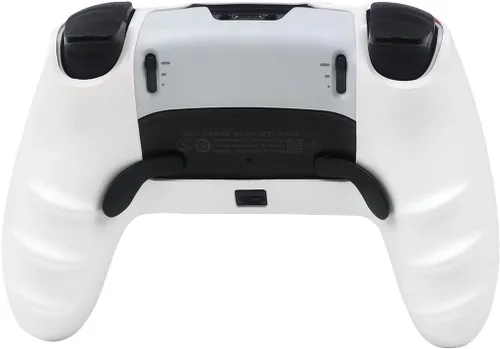Vista 4 de RALAN Fundas de silicona para controlador de iluminación con 2 agarres para el pulgar, compatibles con PS5 Dualsense Edge Controller Play Station 5