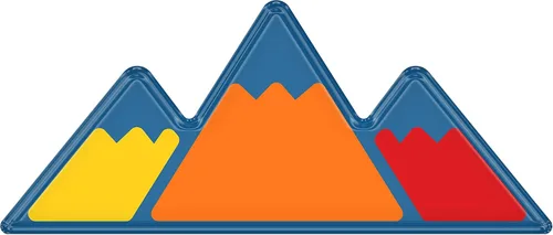 Vista 55 de Insignia tricolor - Compatible con Toy Taco, Tun y 4Run Negro con escala de grises TRI