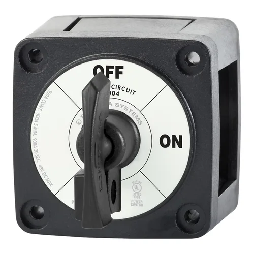 Vista 21 de Blue Sea Systems 6008200 Serie m-Series Mini Interruptor de batería Selector de 3 posiciones, negro