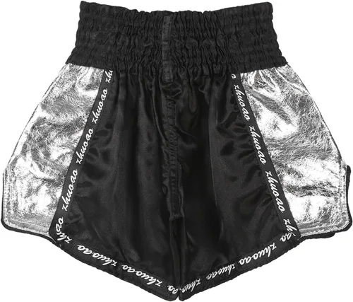Vista 6 de Pantalones cortos de boxeo Muay Thai para hombre, pantalones cortos de kickboxing, artes marciales, entrenamiento, gimnasio, entrenamiento
