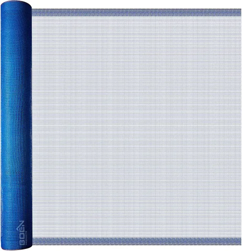 Vista 2 de Red de seguridad para escombros ignífuga (4 pies x 150 pies, azul)