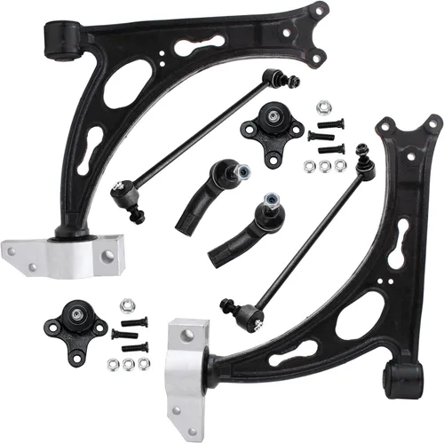 Vista 144 de Detroit Axle - Kit de brazos de control de extremo de 8 piezas para Toyota 2001-2003 Highlander 2002-2003 Camry Lexus ES300, 2 conjuntos de brazos