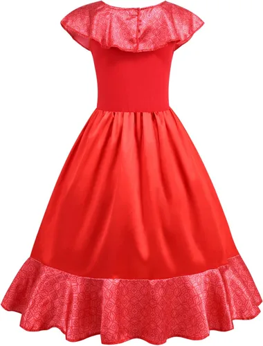 Vista 4 de Disfraz de princesa Elena con accesorios para niñas