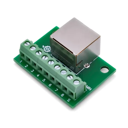 Vista 3 de RJ45 Mini Tornillo Terminal Junta de Desconexión