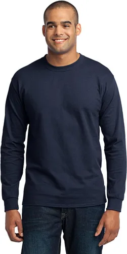 Vista 3 de Port & Company PC55LST - Camiseta de manga larga Azul acuático