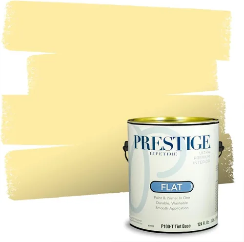 Vista 68 de PRESTIGE Pinturas de pintura exterior e imprimación en uno, 1 galón, plano, combinación comparable de Benjamin Moore* Pila de heno