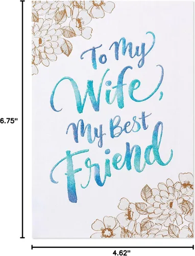 Vista 8 de American Greetings Tarjeta de cumpleaños para esposa (Mi mejor amiga)