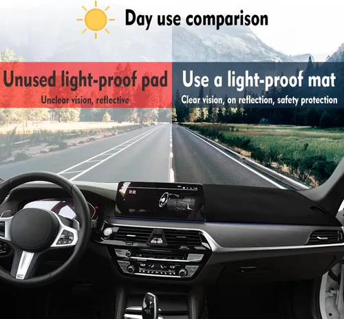 Vista 3 de Alfombrilla para salpicadero de coche, compatible con SsangYong Korando 2011 2012 2013
