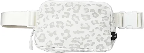 Vista 60 de C.C Bolsa de cintura para mujeres – Riñonera acolchada cruzada para el cuerpo con correa ajustable, idea de regalo de moda, Ajuste regular