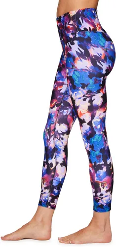 Vista 4 de RBX Active - Leggings de yoga para mujer con estampado de longitud completa de 78 tobillos, para correr