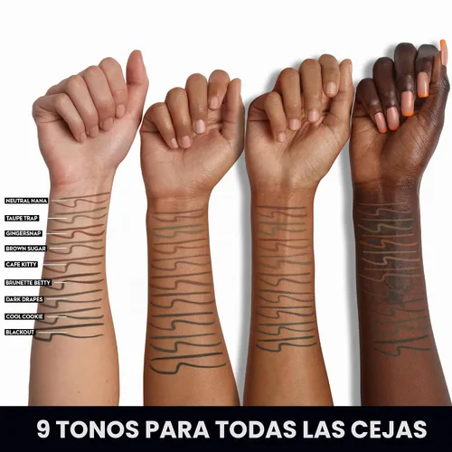 Vista 5 de Urban Decay Brow Blade - Lápiz de cejas 2 en 1 y resistente al agua, a prueba de manchas, resistente a la transferencia, tinta para cejas y lápiz