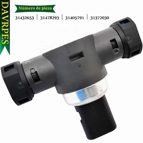 Vista 3 de 31432653 Sensor de presión de combustible para Volvo S60 S80 V60 V90 XC40 XC60 XC70 XC90 2014 2015 2016 2017 2018 2019 Reemplazo #31478293 31 40579