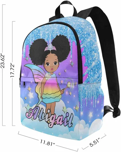 Vista 175 de Texto personalizado Elefante desgaste gafas mochila mochila mochila casual Daypack bolsa para mamá niñas, color86-4, Mochilas Daypack