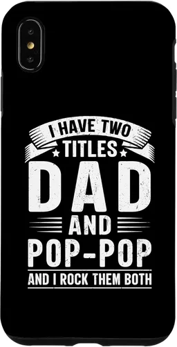 Vista 11 de I Have Two Titles Dad and Pop-Pop Funny Father's Day Grandpa Case for iPhone 17