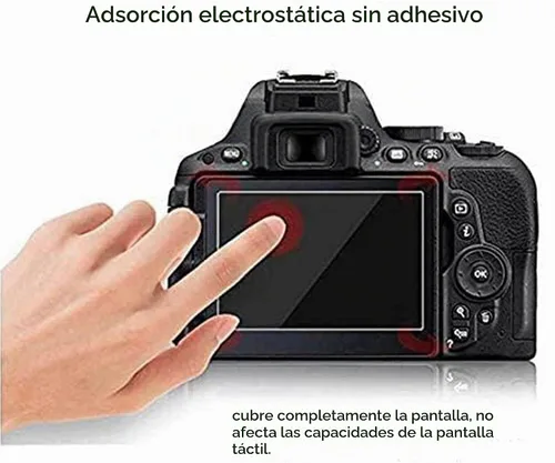 Vista 4 de PCTC Paquete de 3 protectores de pantalla para cámara digital Nikon D5300 D5500 D5600