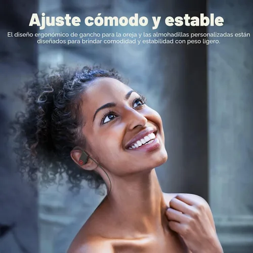 Vista 8 de JOYWISE Auriculares Inalámbricos Bluetooth 16H Tiempo de Reproducción Auriculares con Micrófono Estéreo Intrauditivos, IPX7 Impermeables Deportivos