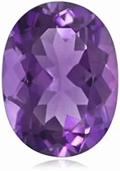 Vista 2 de Instagem 0.65-0.75 Cts de AA 0.276x0.197in Oval Amatista (1 pc) Piedra preciosa suelta