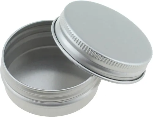 Vista 5 de TAODAN 10 latas de aluminio de 0.5 onzas, contenedor recargable de 0.5 fl oz con tapa de rosca, ideal para almacenamiento de alimentos, fabricación