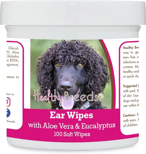 Vista 88 de Healthy Breeds Affenpinscher Toallitas de limpieza de oídos con aloe y eucalipto para perros, 100