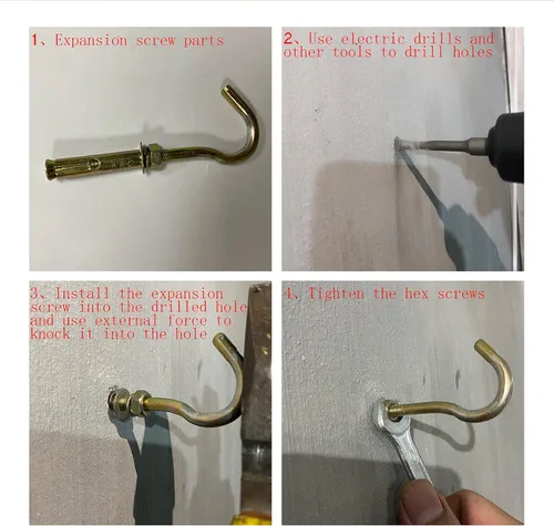 Vista 4 de 2 estantes para colgar ropa con cadena de metal ajustable en altura, estante de exhibición creativo para vestidos de boda, estante de metal