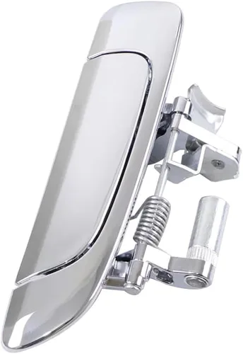 Vista 8 de Manija de puerta exterior cromada Cerradura exterior delantera trasera compatible con Honda Civic 2001 2002 2003 2004 2005 (delantera izquierda)