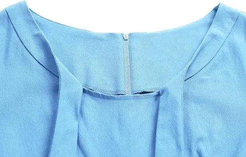 Vista 5 de Vestido formal MUXXN estilo sirena manga corta estilo retro de la década de los 1950 para mujer